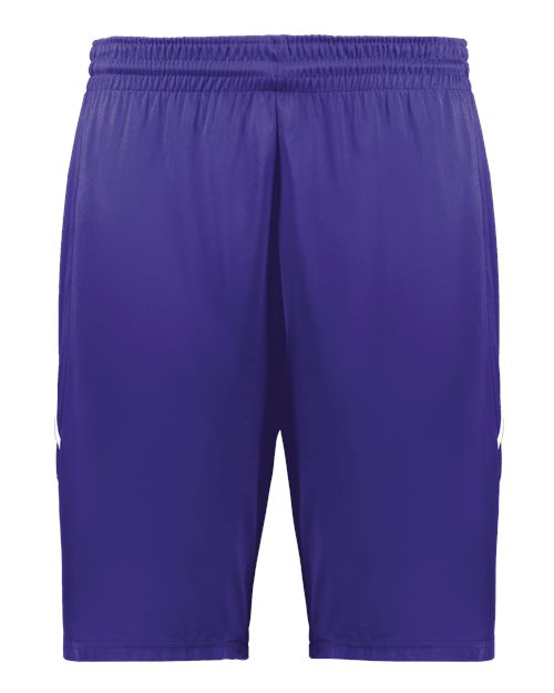 Augusta Sportswear Unisex Alley-Oop Reversible Shorts - Purple/ White
