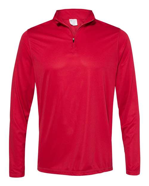 Augusta Sportswear Men's Attain Color Secure® Performance Quarter-Zip Pullover - Red