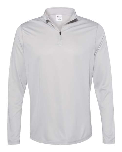 Augusta Sportswear Men's Attain Color Secure® Performance Quarter-Zip Pullover - Silver