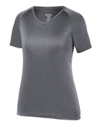 Augusta Sportswear Women's Attain Wicking V-Neck T-Shirt (Part 1 of 2) - Graphite