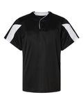 Alleson Athletic Youth Striker Placket - Black/ White