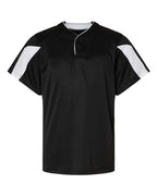 Alleson Athletic Youth Striker Placket - Black/ White