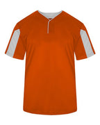 Alleson Athletic Youth Striker Placket - Burnt Orange/ White