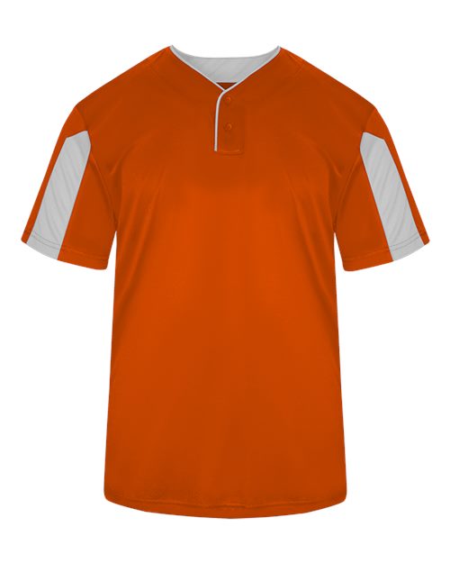 Alleson Athletic Youth Striker Placket - Burnt Orange/ White