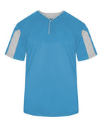 Alleson Athletic Youth Striker Placket - Columbia Blue/ White