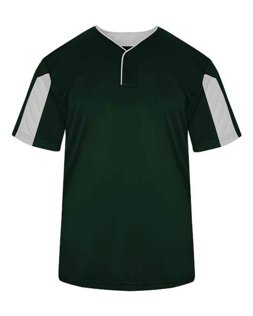 Alleson Athletic Youth Striker Placket - Forest/ White