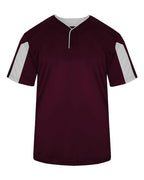Alleson Athletic Youth Striker Placket - Maroon/ White