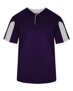 Alleson Athletic Youth Striker Placket - Purple/ White