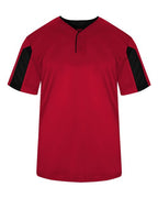 Alleson Athletic Youth Striker Placket - Red/ Black
