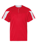 Alleson Athletic Youth Striker Placket - Red/ White