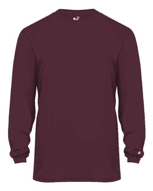 Badger Men's Ultimate SoftLock™ Long Sleeve T-Shirt (Part 1 of 2) - Maroon