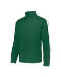 Augusta Sportswear Men's Medalitst 2.0 Quarter-Zip Pullover - Dark Green/ White
