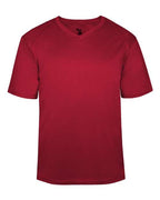 Badger Men's B-Core V-Neck T-Shirt - Red
