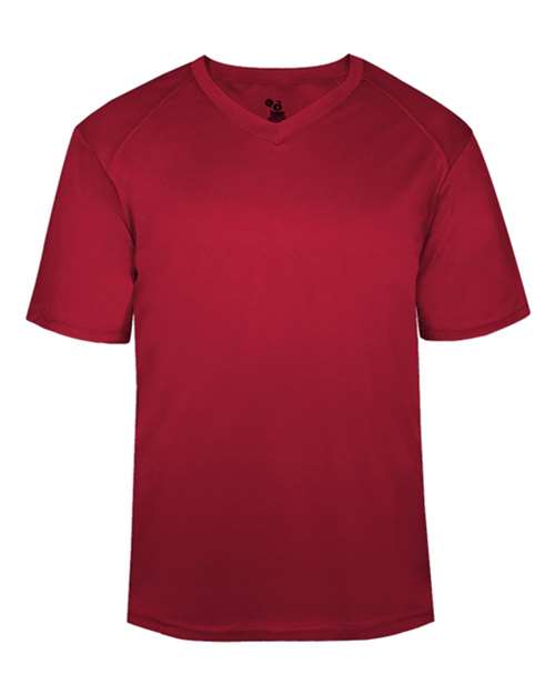 Badger Men's B-Core V-Neck T-Shirt - Red