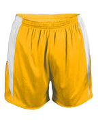 Alleson Athletic Men's Stride Shorts - Gold/ White