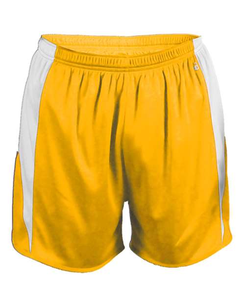Alleson Athletic Men's Stride Shorts - Gold/ White