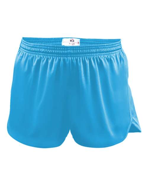 Alleson Athletic Women's B-Core Track Shorts - Columbia Blue
