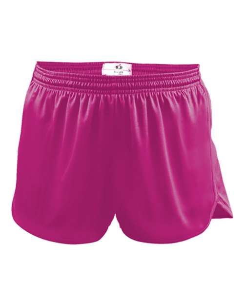 Alleson Athletic Women's B-Core Track Shorts - Hot Pink