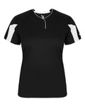 Alleson Athletic Women's Striker Placket - Black/ White