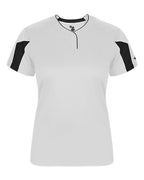 Alleson Athletic Women's Striker Placket - White/ Black