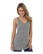 Bayside Women's USA-Made Triblend Tank Top - Tri Athletic Grey