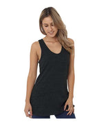 Bayside Women's USA-Made Triblend Tank Top - Tri Black