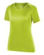 Augusta Sportswear Women's Attain Wicking V-Neck T-Shirt (Part 1 of 2) - Lime