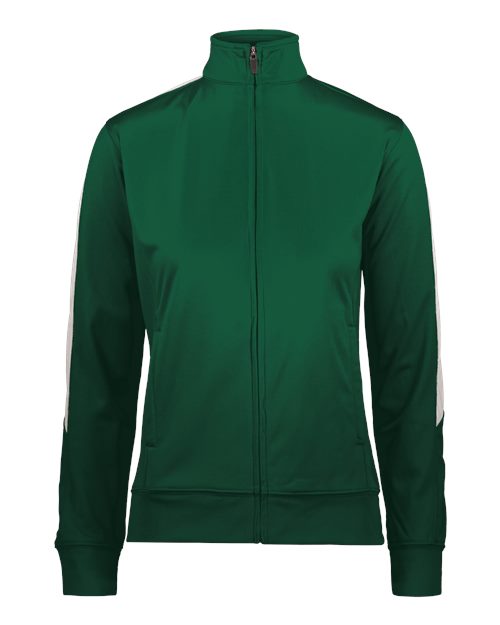 Augusta Sportswear Women's Medalist 2.0 Jacket - Dark Green/ White