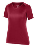 Augusta Sportswear Women's Attain Wicking V-Neck T-Shirt (Part 1 of 2) - Cardinal