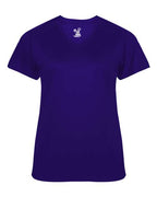Badger Women's  Ultimate SoftLock™ V-Neck T-Shirt - Purple