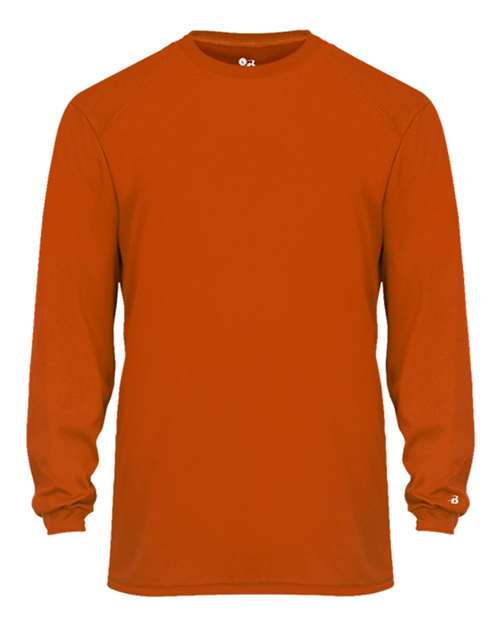 Badger Youth B-Core Long Sleeve T-Shirt - Burnt Orange