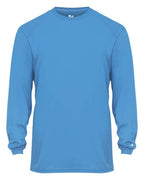 Badger Youth B-Core Long Sleeve T-Shirt - Columbia Blue