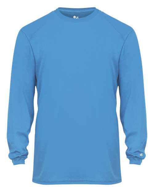 Badger Youth B-Core Long Sleeve T-Shirt - Columbia Blue