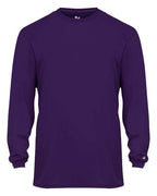 Badger Youth B-Core Long Sleeve T-Shirt - Purple