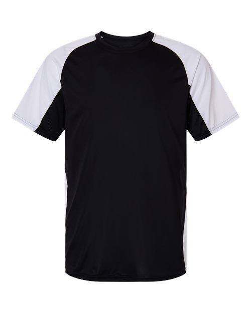 Augusta Sportswear Men's Cutter Jersey (Part 1 of 2) - Black/ White