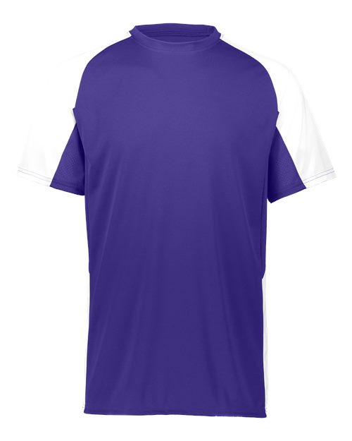 Augusta Sportswear Men's Cutter Jersey (Part 1 of 2) - Purple/ White