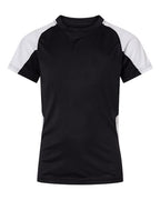 Augusta Sportswear Youth Cutter Jersey (Part 1 of 2) - Black/ White