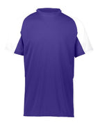 Augusta Sportswear Youth Cutter Jersey (Part 1 of 2) - Purple/ White