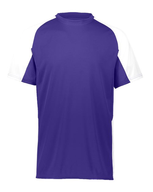 Augusta Sportswear Youth Cutter Jersey (Part 1 of 2) - Purple/ White