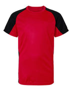Augusta Sportswear Youth Cutter Jersey (Part 1 of 2) - Red/ Black