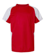 Augusta Sportswear Youth Cutter Jersey (Part 1 of 2) - Red/ White