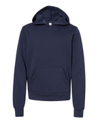BELLA + CANVAS Youth Sponge Fleece Hoodie Sweatshirt - Navy