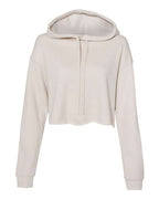 BELLA + CANVAS Women's Crop Hoodie Sweatshirt - Heather Dust