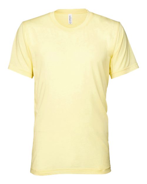 BELLA + CANVAS Triblend Tee (Part 3 of 5) - Pale Yellow Triblend