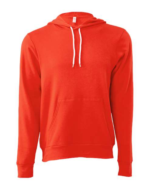 BELLA + CANVAS Unisex Sponge Fleece Hoodie Sweatshirt (Part 4 of 4) - Poppy