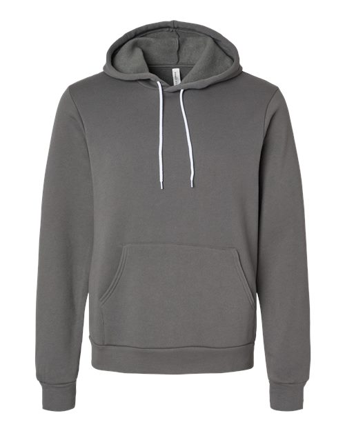 BELLA + CANVAS Unisex Sponge Fleece Hoodie Sweatshirt (Part 1 of 4) - Asphalt