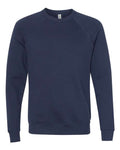 BELLA + CANVAS Unisex Sponge Fleece Raglan Crewneck Sweatshirt (Part 3 of 3) - Navy