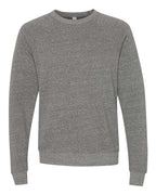 BELLA + CANVAS Unisex Sponge Fleece Raglan Crewneck Sweatshirt (Part 1 of 3) - Deep Heather