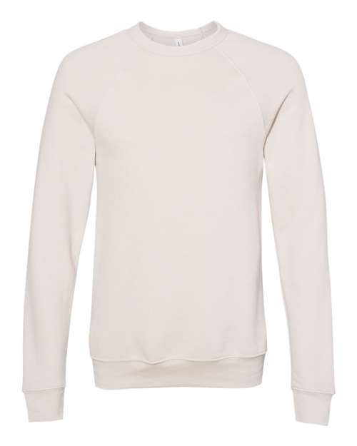 BELLA + CANVAS Unisex Sponge Fleece Raglan Crewneck Sweatshirt (Part 2 of 3) - Heather Dust