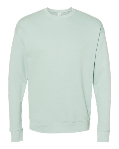 BELLA + CANVAS Unisex Sponge Fleece Drop Shoulder Crewneck Sweatshirt (Part 1 of 2) - Dusty Blue
